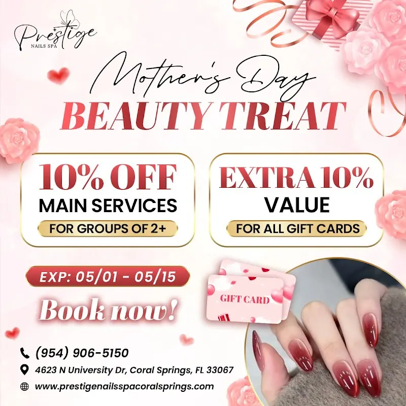 Prestige Nails Spa Coral Springs — Nail salon in Coral Springs